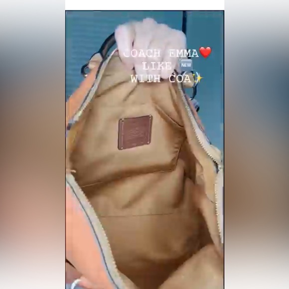 Like New Coach Emma Bag - Picture 6 of 9